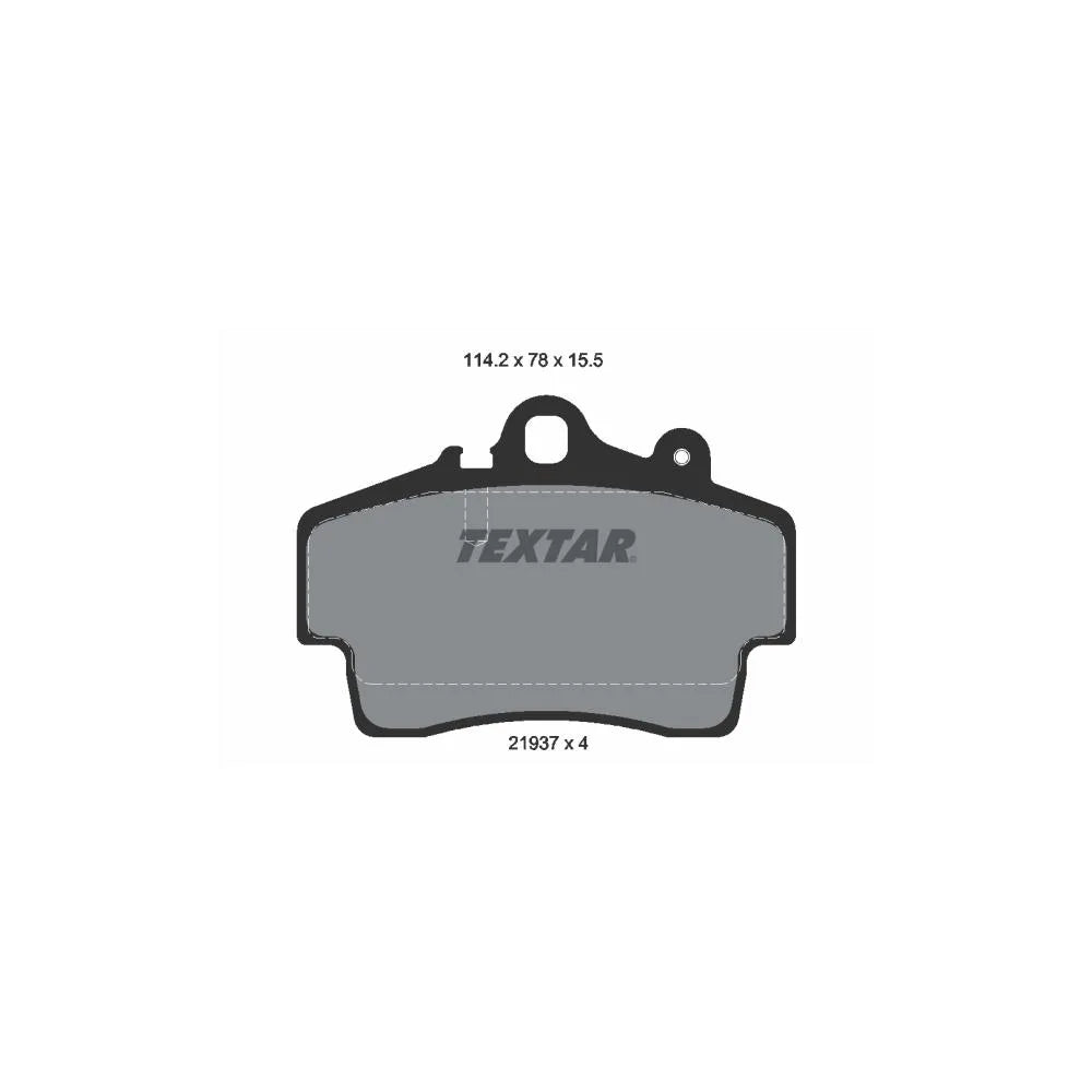 Set Placute Frana, Frana Disc Textar pentru Porsche Boxster/Cayman - 2193702