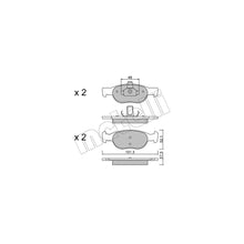 Placute Frana Metelli - 22-0079-2