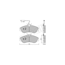 Placute Frana METELLI - 22-0155-0