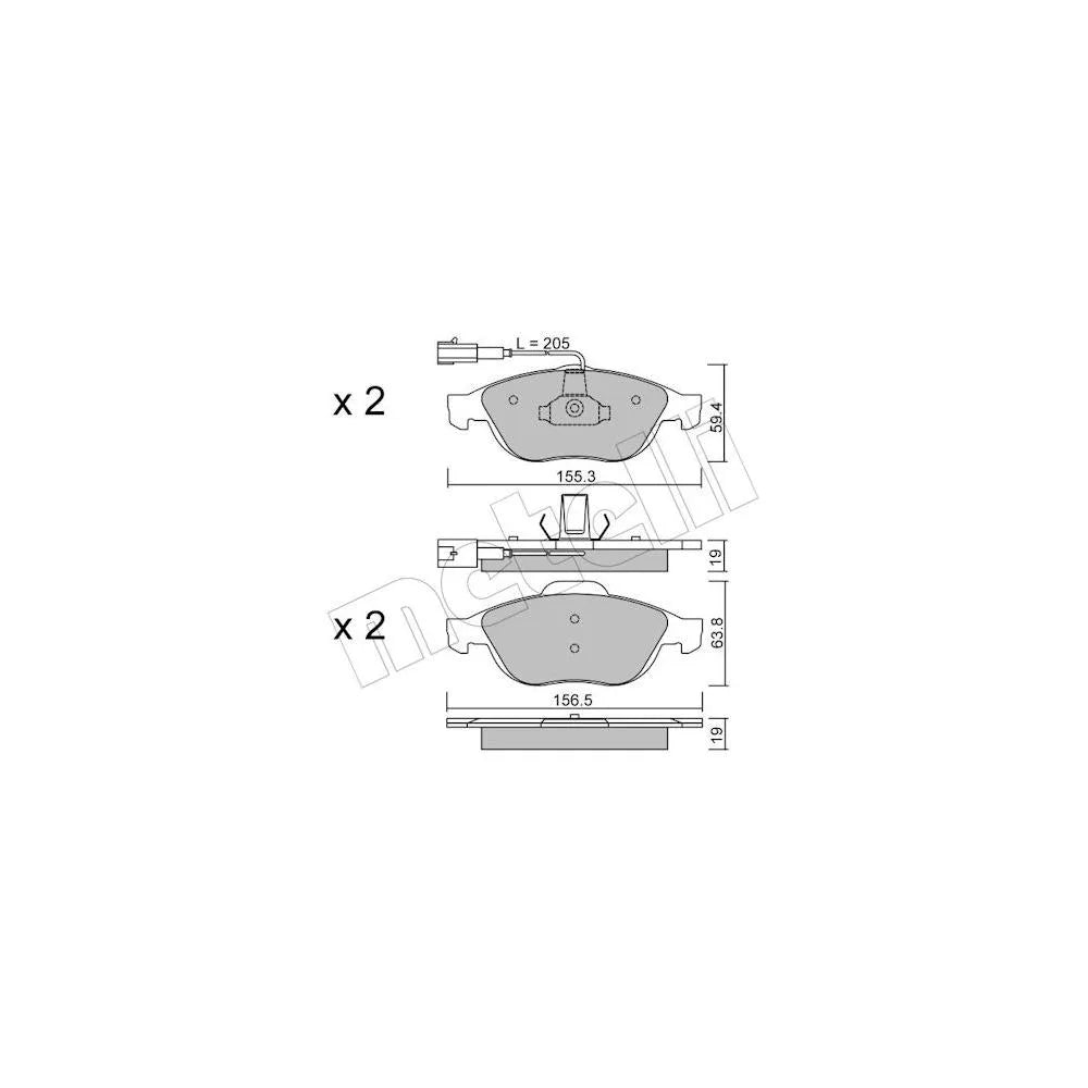 Placute Frana Metelli - 22-0220-0