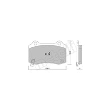 Placute Frana Metelli - 22-0251-6