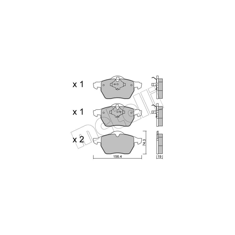 Placute Frana Metelli - 22-0314-1