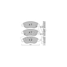 Placute Frana Metelli - 22-0577-2