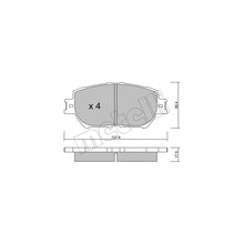 Placute Frana Metelli - 22-0751-0