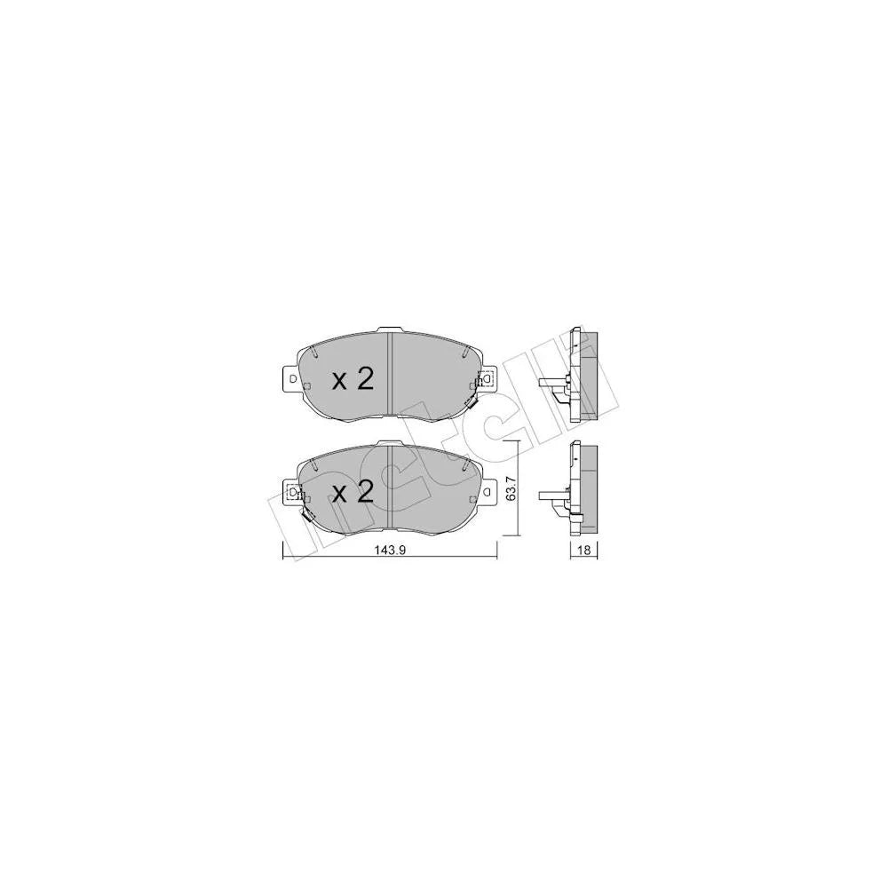 Placute Frana Metelli - 22-0756-0