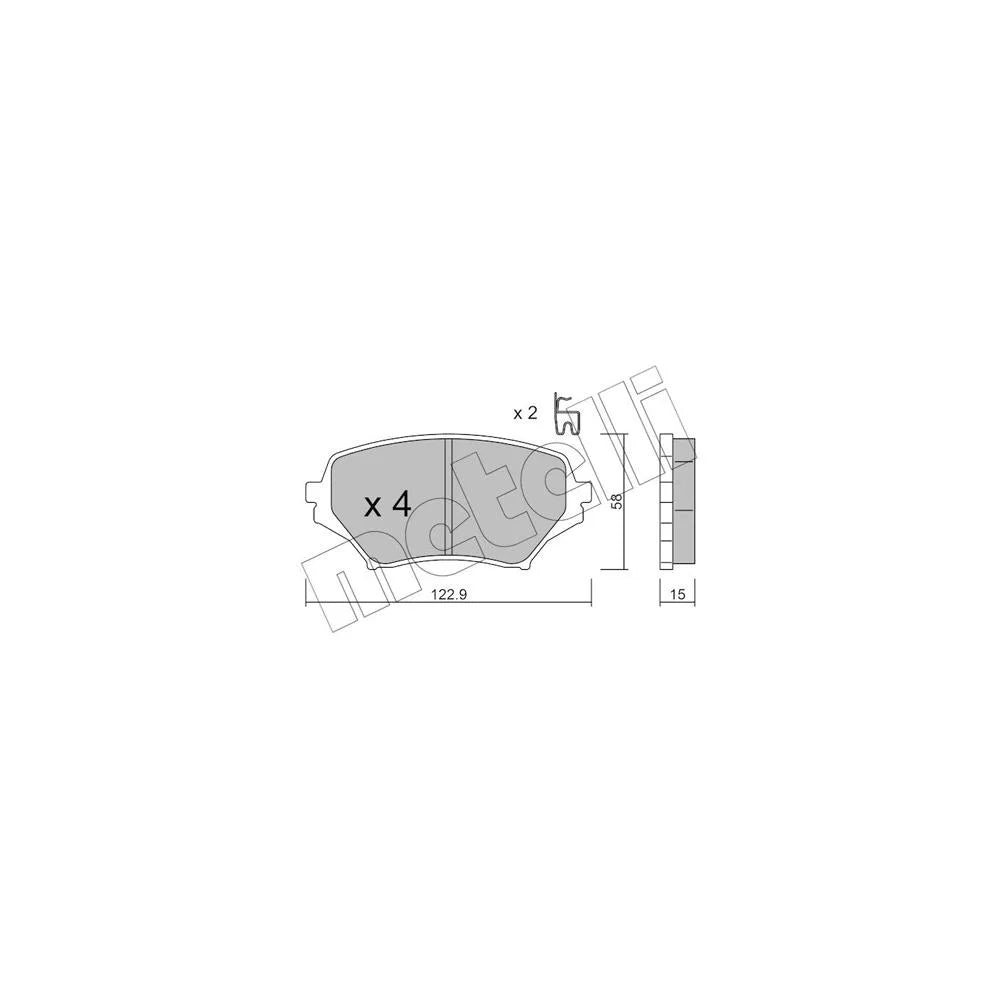 Placute Frana Metelli - 22-0870-0