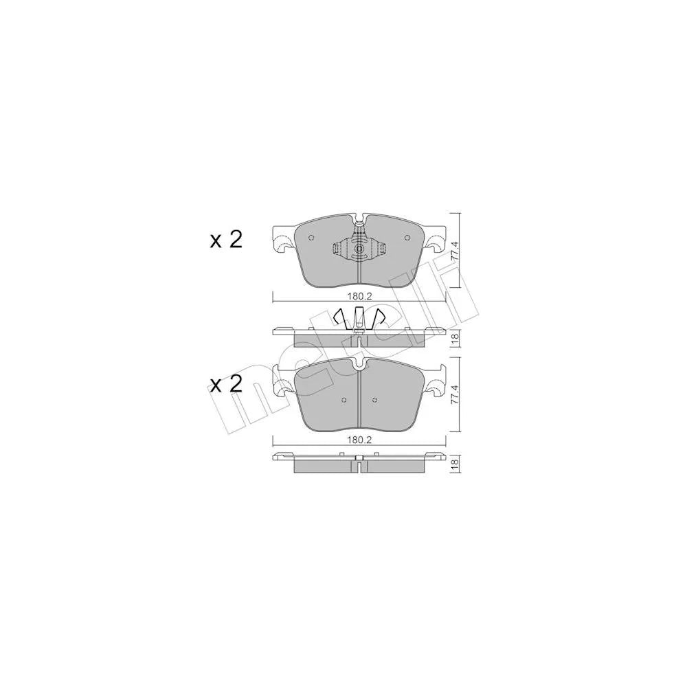 Placute Frana Metelli - 22-1124-0