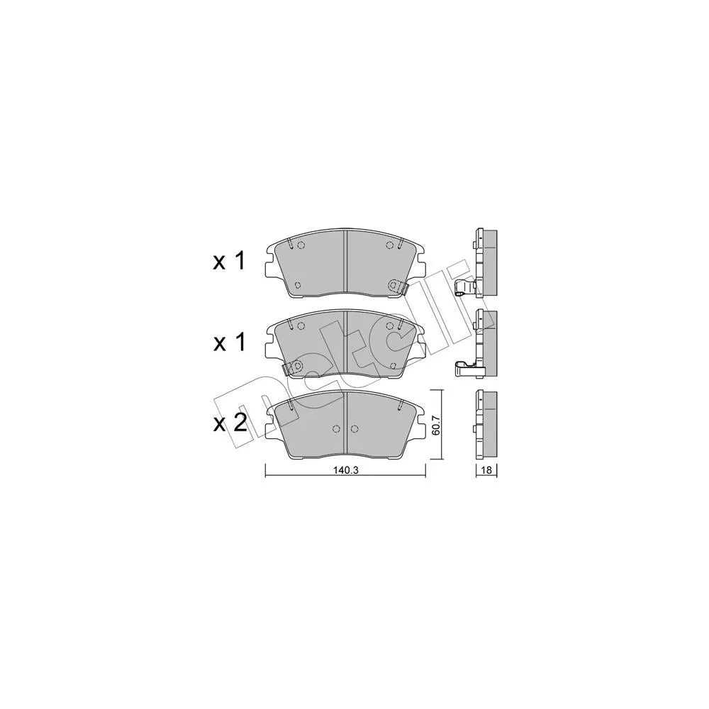 Placute Frana Metelli - 22-1164-0