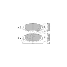Placute Frana Metelli - 22-1235-0