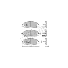 Placute Frana Metelli - 22-1362-0