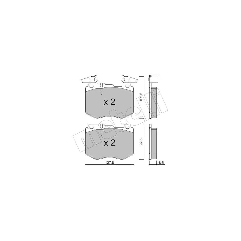 Placute Frana Metelli - 22-1388-0
