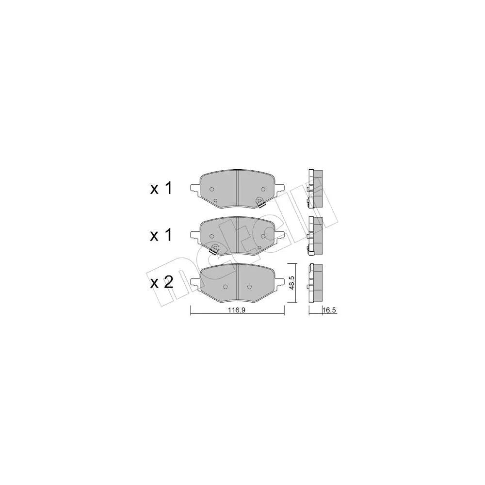 Placute Frana Metelli - 22-1394-1