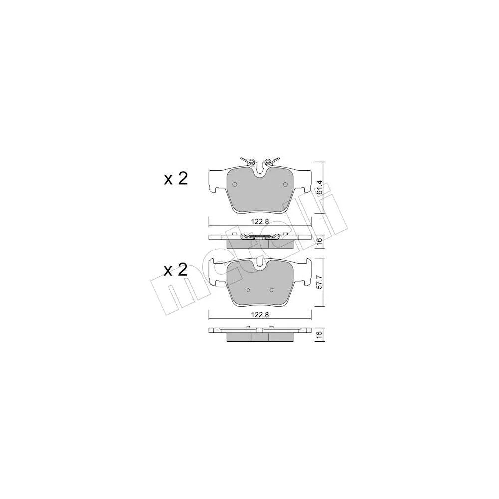 Placute Frana Metelli - 22-1424-0