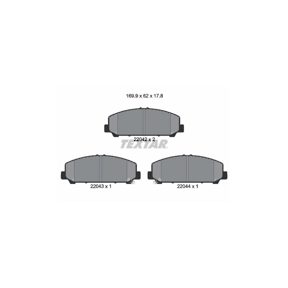 Set Placute Frana, Frana Disc Textar pentru Infiniti Qx56 - 2204201