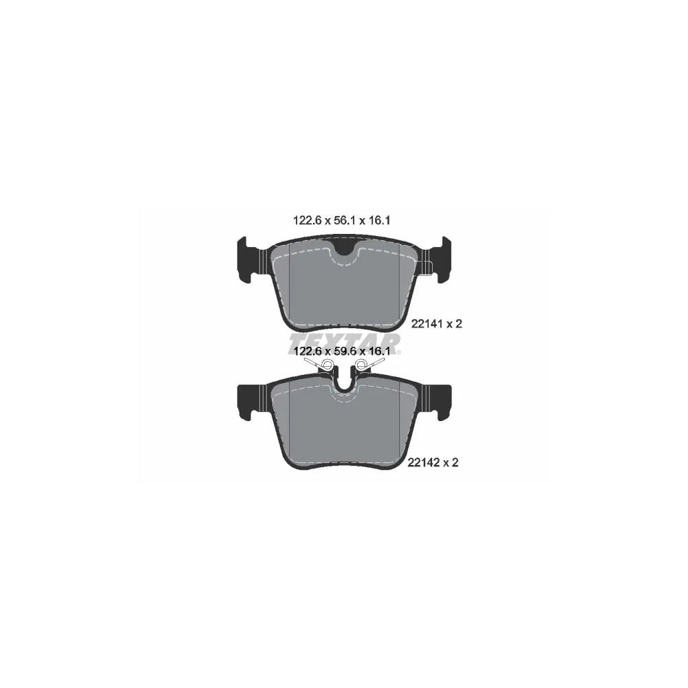 Set Placute Frana, Frana Disc Textar - 2214101