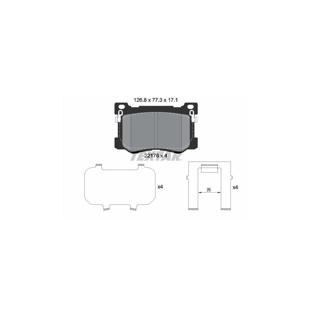 Placute Frana Textar - 2217601
