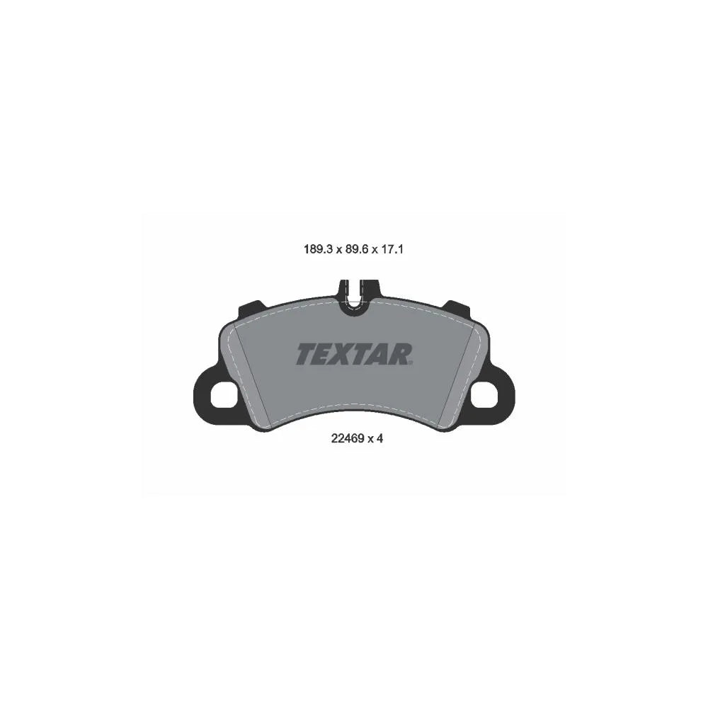 Set Placute Frana, Frana Disc Textar pentru Porsche Cayenne/Macan - 2246901