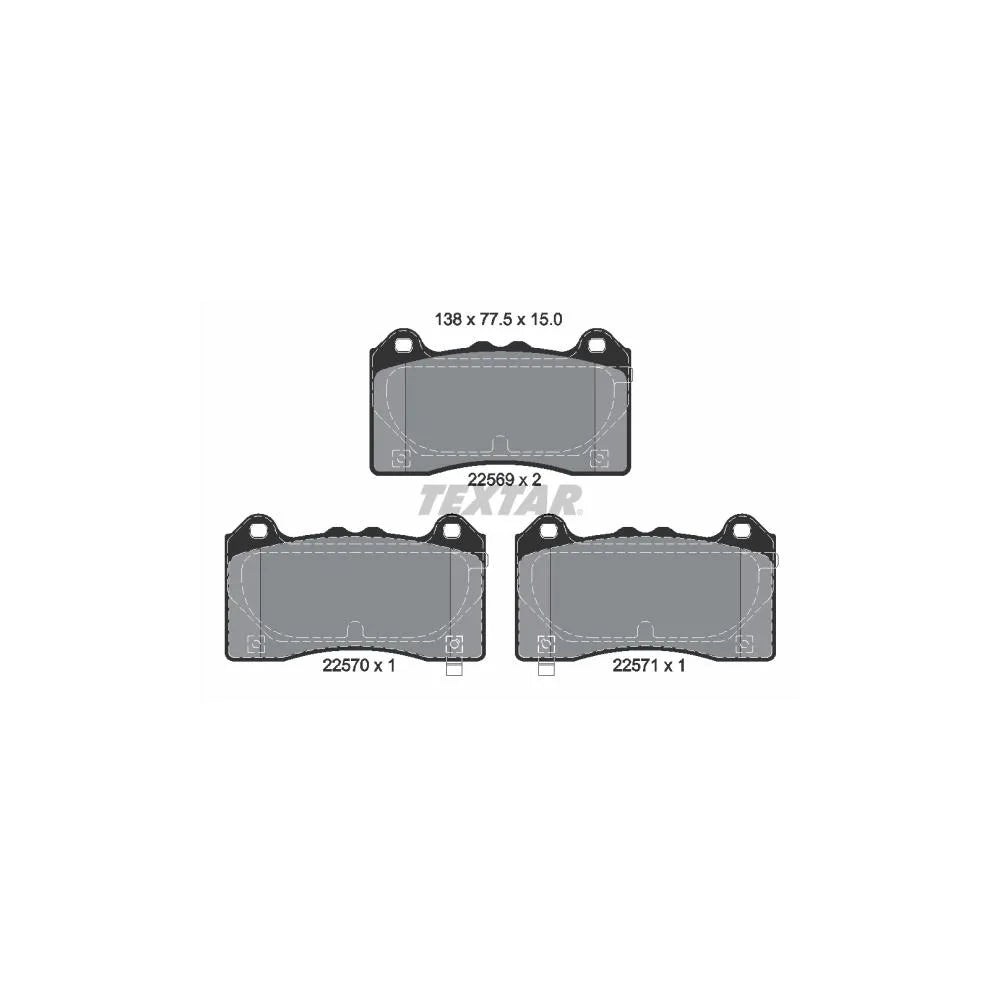 Set Placute Frana, Frana Disc Textar pentru Ford Focus - 2256901