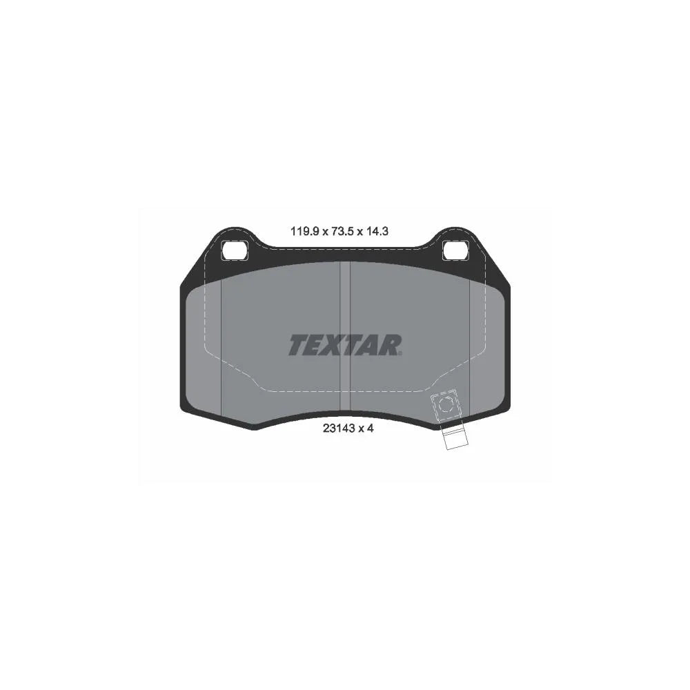 Placute Frana Textar pentru Cadillac Cts/Cts Cupe/Sts - 2314301