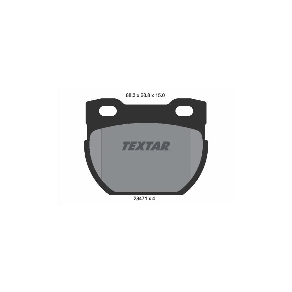 Placute Frana Textar - 2347101