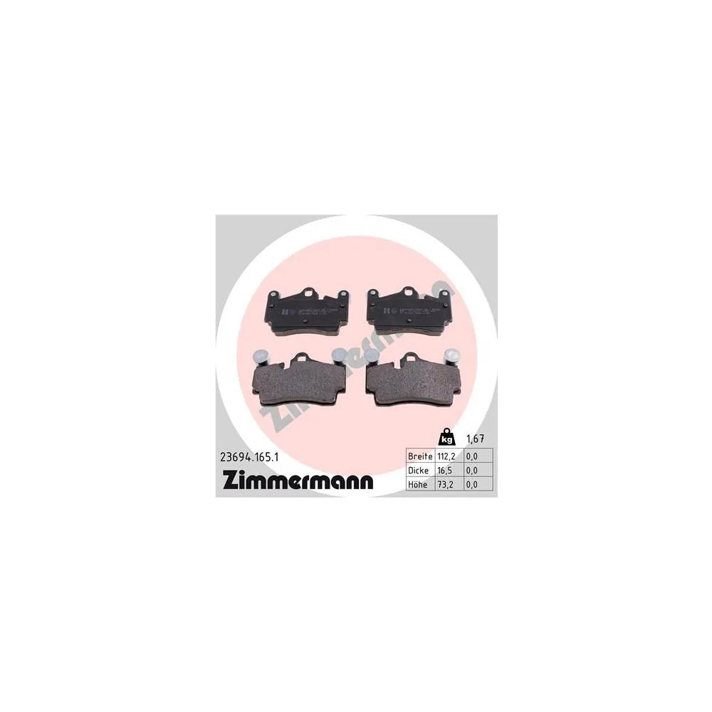 Placute Frana ZIMMERMANN - 23694.165.1