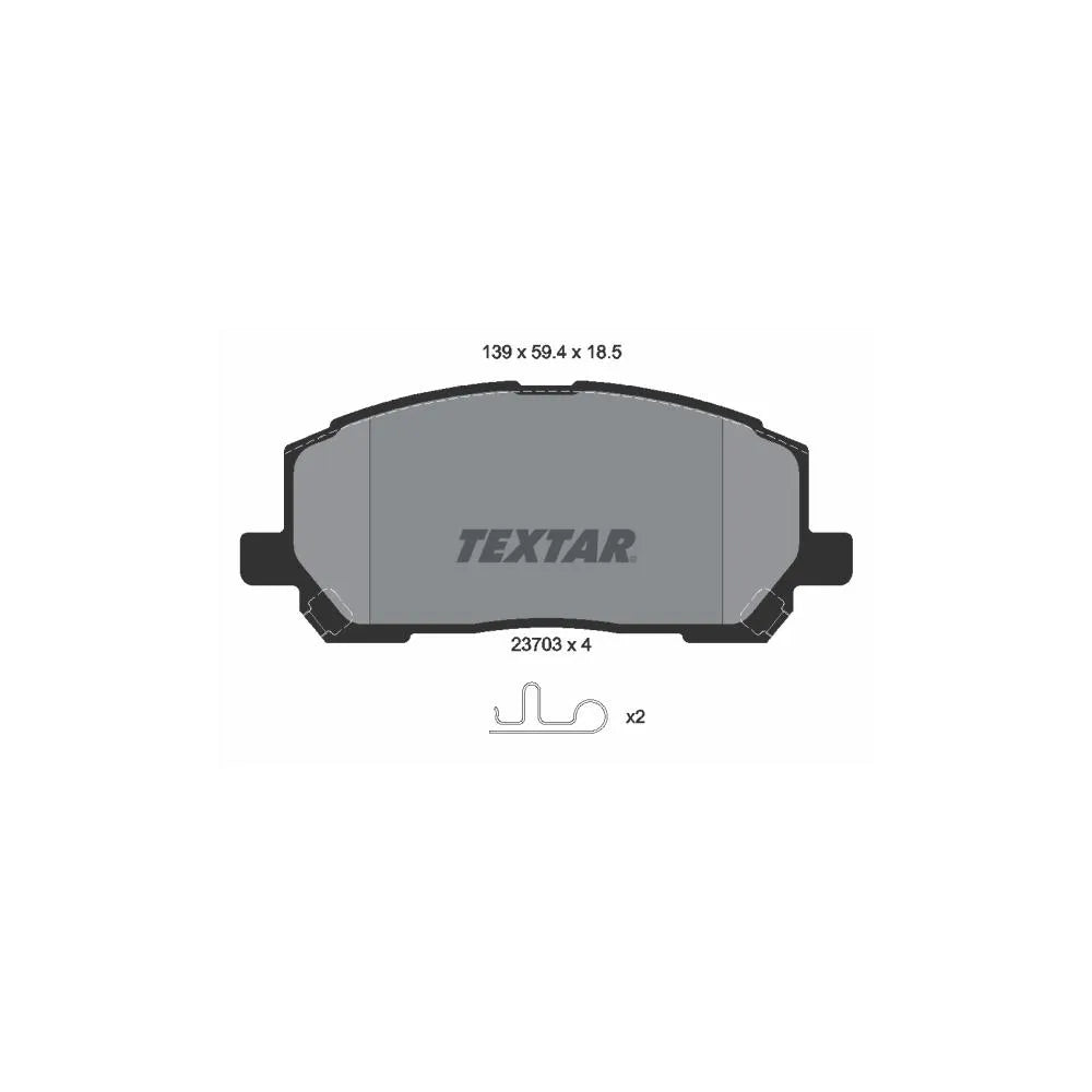 Placute Frana Textar pentru Lexus Rx - 2370301