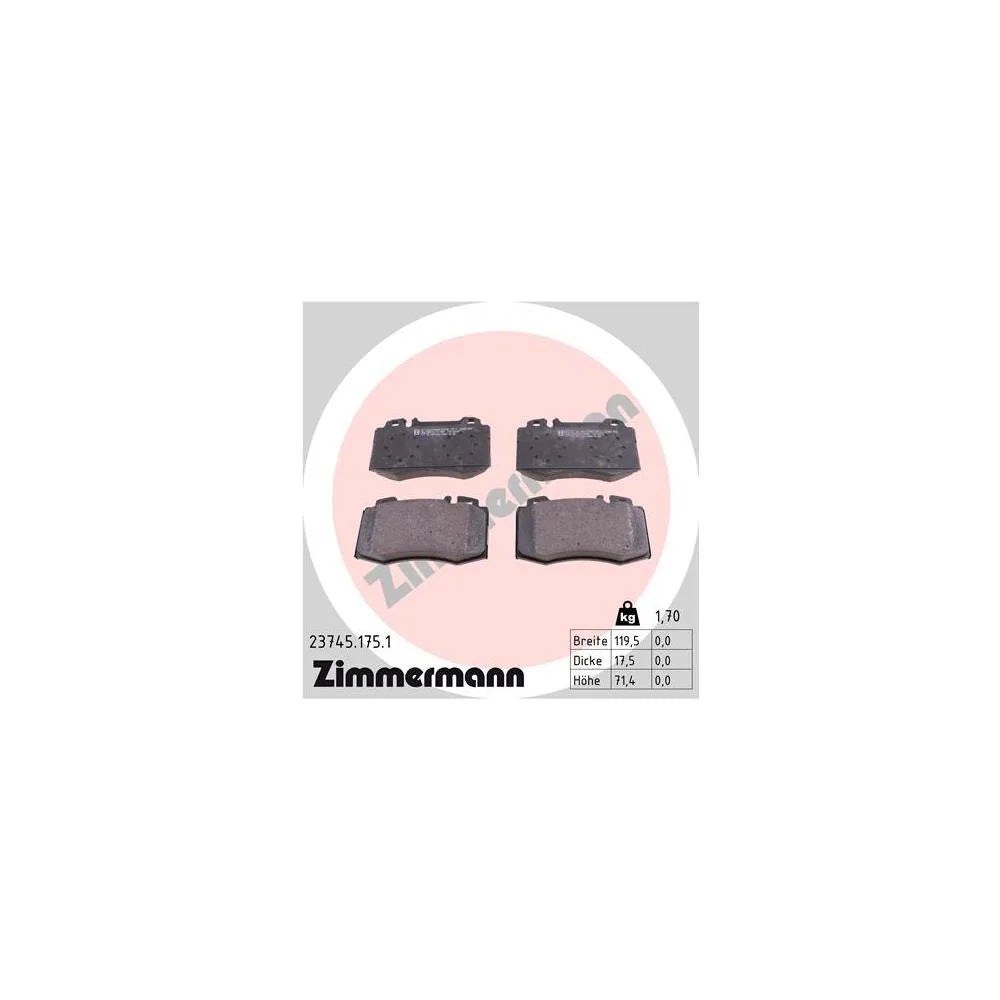 Placute Frana ZIMMERMANN - 23745.175.1