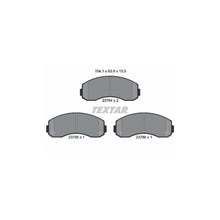 Set Placute Frana, Frana Disc Textar pentru Asia Motors Hi Topic, Kia Besta Bus/Bongo Platou/K2500 Platou/K2700/K2900 - 2378401