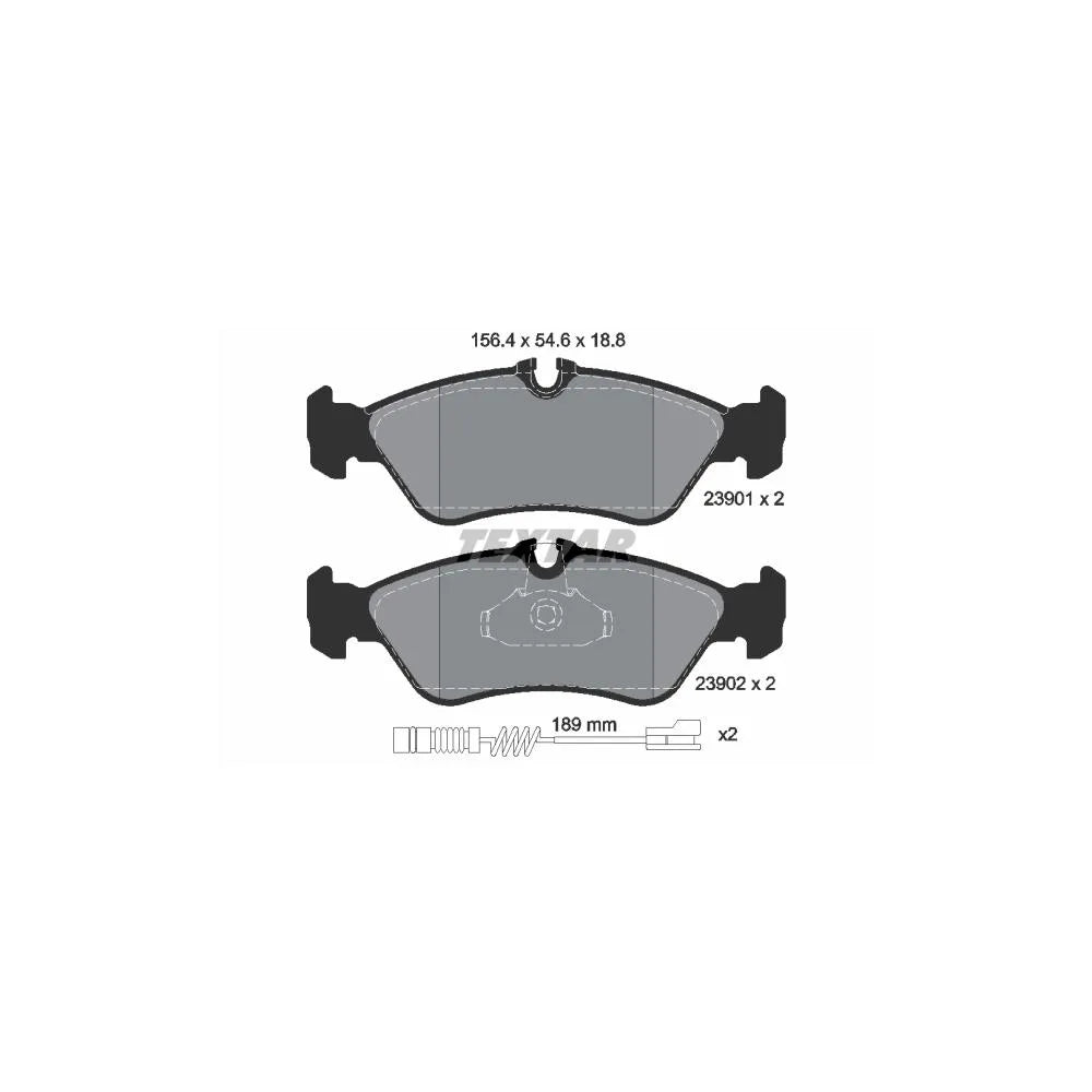 Set Placute Frana, Frana Disc Textar 3.330174 kg - 2390101