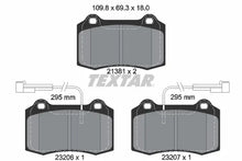 Set placute frana, frana disc Textar - 2138103