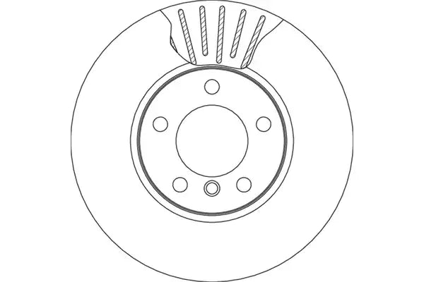 Disc frana, BMW, Bmw (brilliance), Ø312 mm, TRW DF4807S