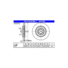 Discuri Frana ATE - 24.0110-0166.1