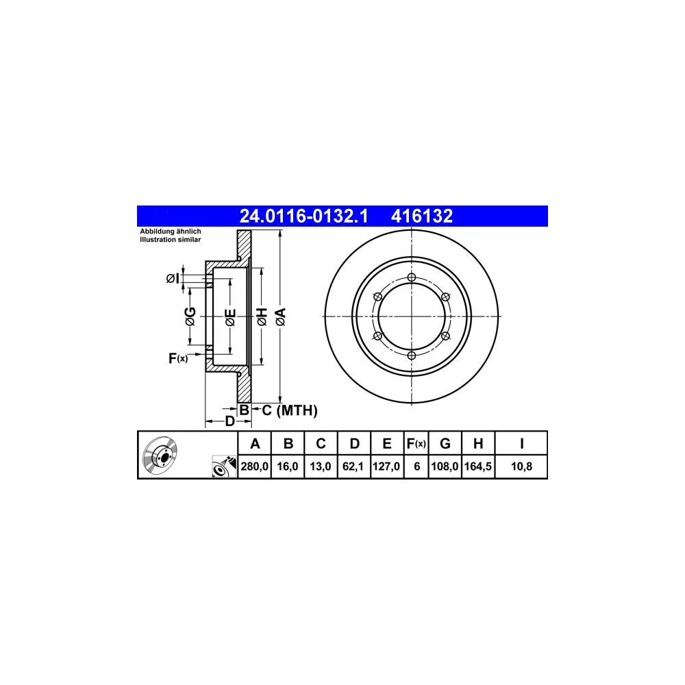 Discuri Frana ATE - 24.0116-0132.1