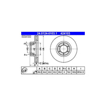 Disc Frana ATE - 24.0124-0103.1