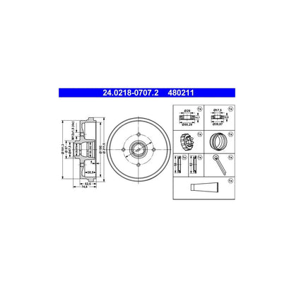 Tambur Frana ATE - 24.0218-0707.2