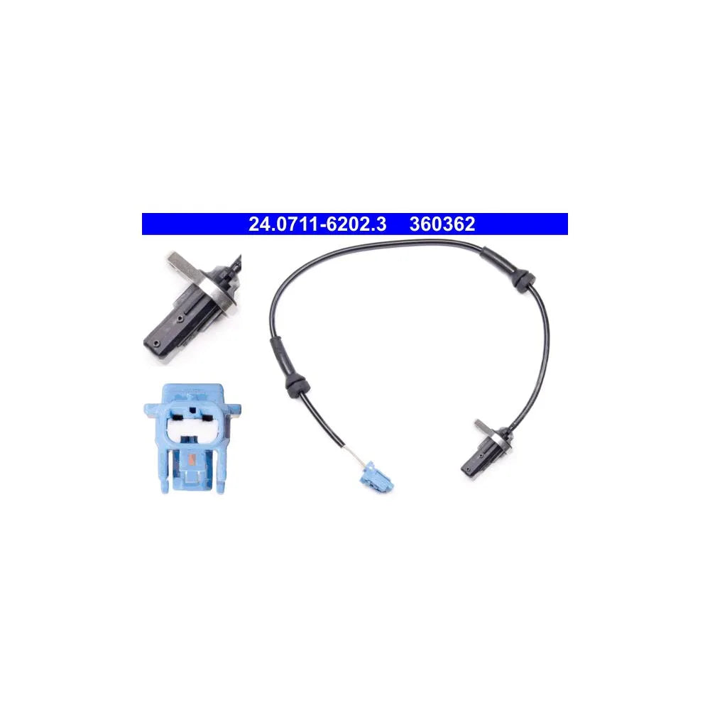 Senzor, Turatie Roata ATE pentru Nissan Cabstar/Nt400 Cabstar - 24.0711-6202.3