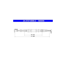 Cablu, Frana De Parcare ATE - 24.3727-0006.2