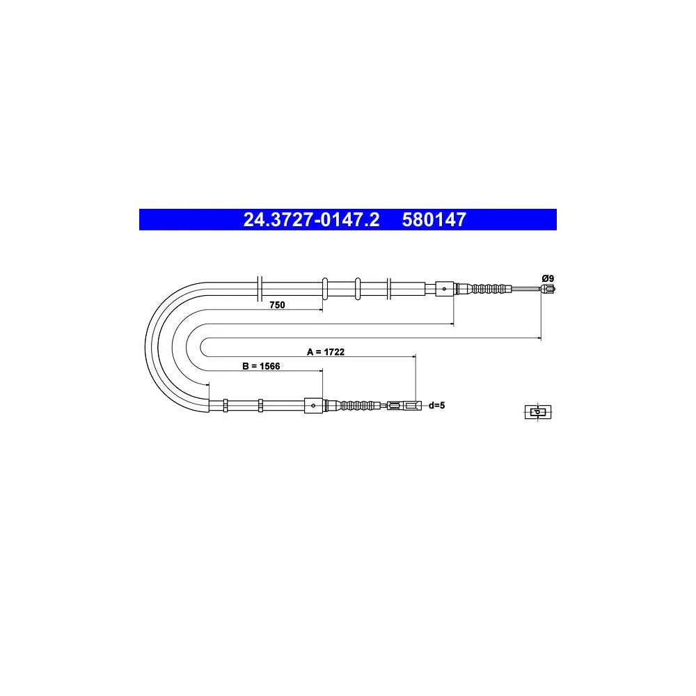 Cablu Frana ATE - 24.3727-0147.2