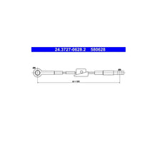 Cablu Frana ATE pentru Ford Escort - 24.3727-0628.2
