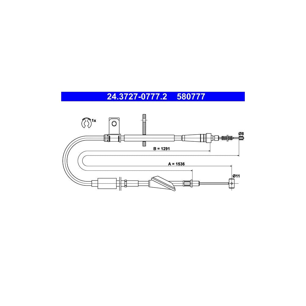Cablu Frana ATE - 24.3727-0777.2