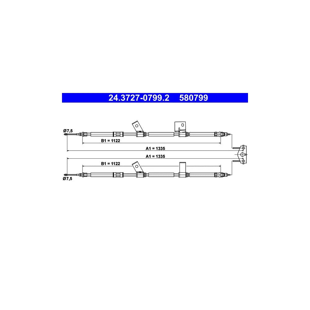 Cablu Frana ATE - 24.3727-0799.2