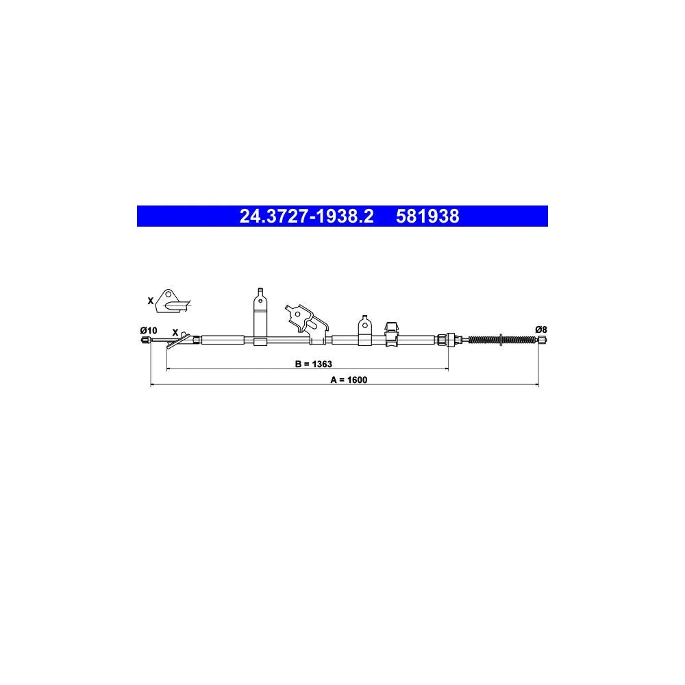 Cablu Frana ATE - 24.3727-1938.2