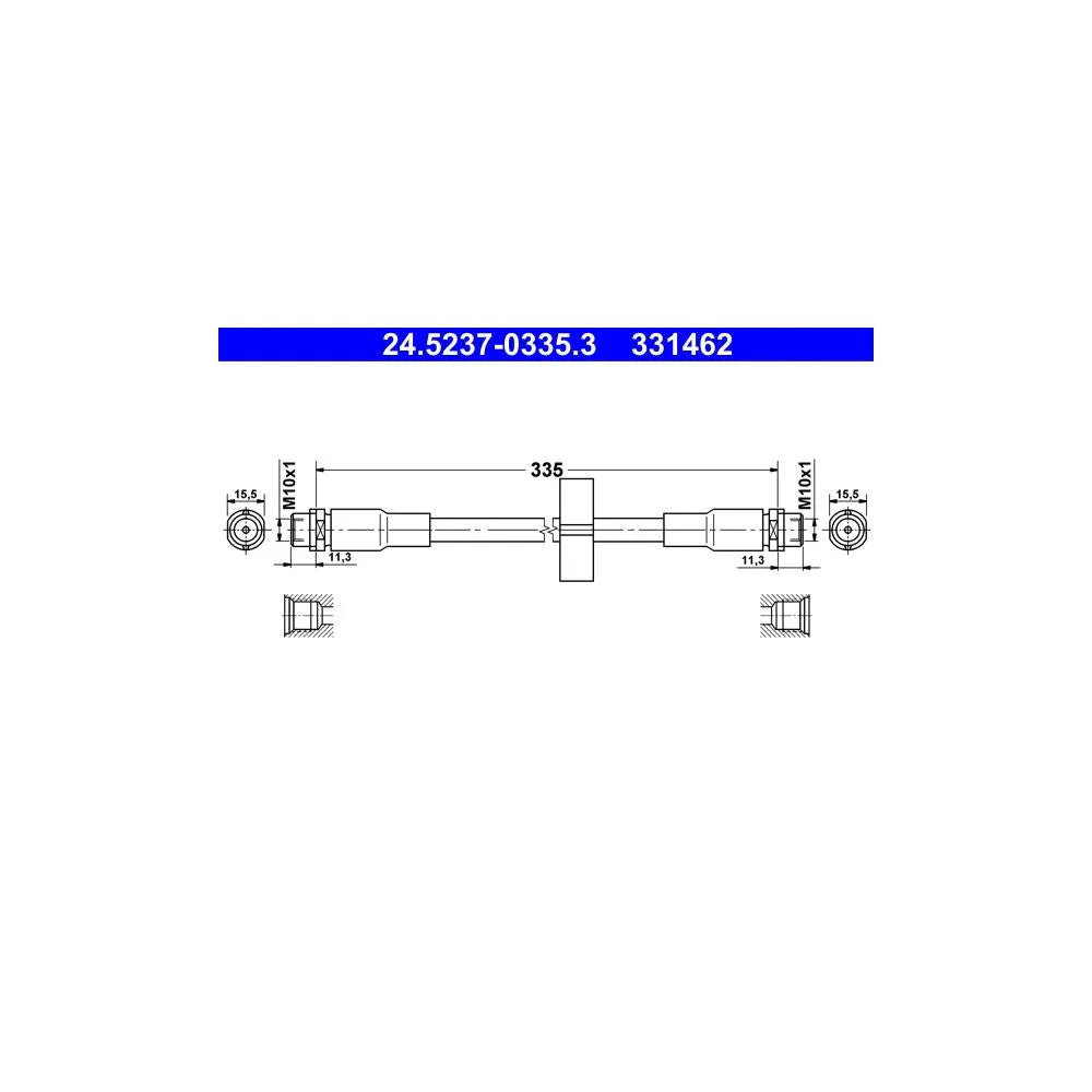 Kit Frane ATE pentru Audi Allroad - 24.5237-0335.3