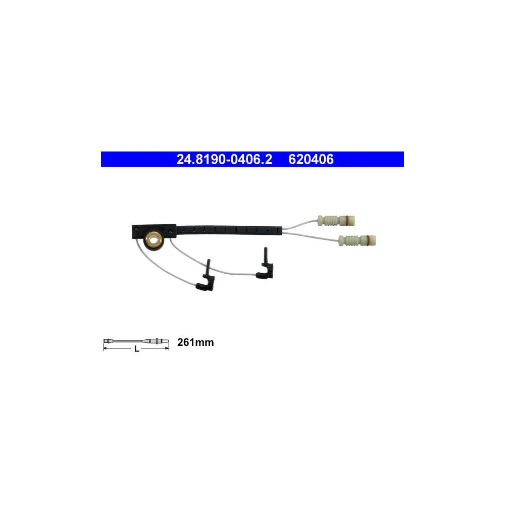 Senzor De Avertizare, Uzura Placute De Frana ATE pentru Mercedes-Benz G Class, Puch G Modell - 24.8190-0406.2