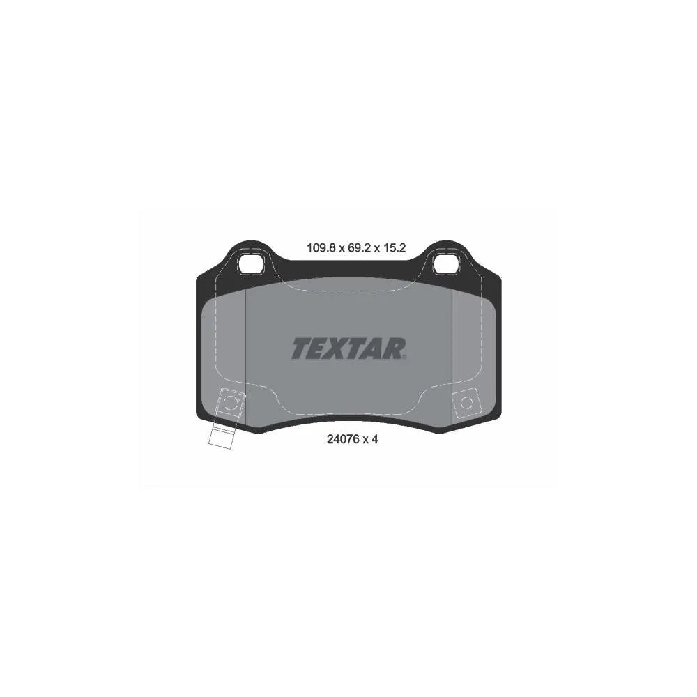 Placute Frana Textar 3.416108 kg - 2407601