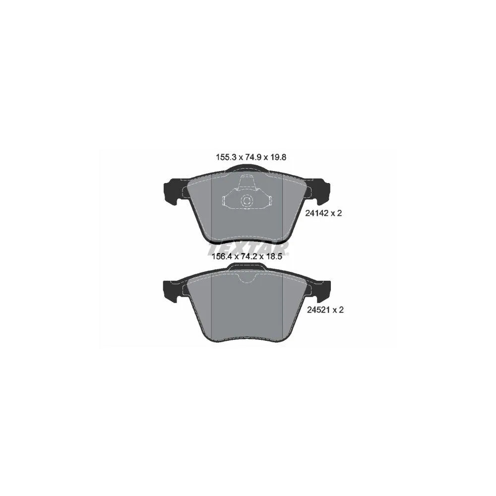 Set Placute Frana, Frana Disc TEX - 2414201