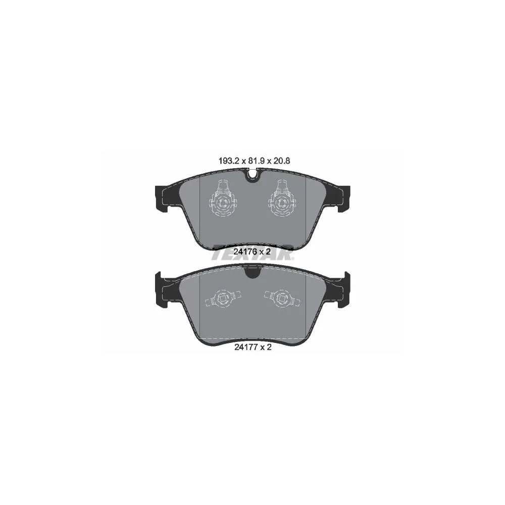 Placute Frana Textar pentru Mercedes-Benz M Class/R Class - 2417601