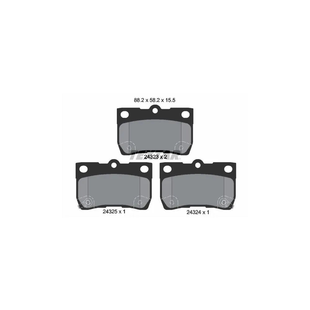 Set Placute Frana, Frana Disc Textar pentru Lexus Gs/Is C/Is - 2432301