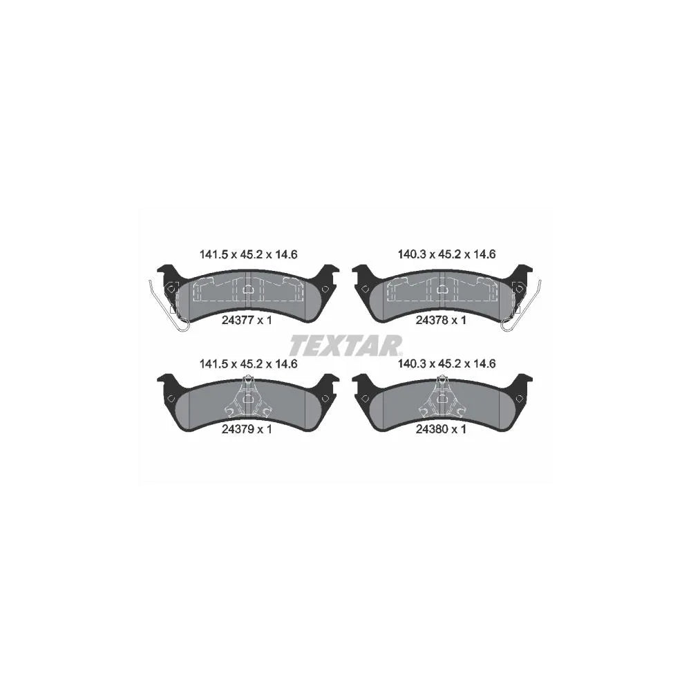 Set Placute Frana, Frana Disc Textar pentru Ford Usa Explorer/Windstar - 2437701