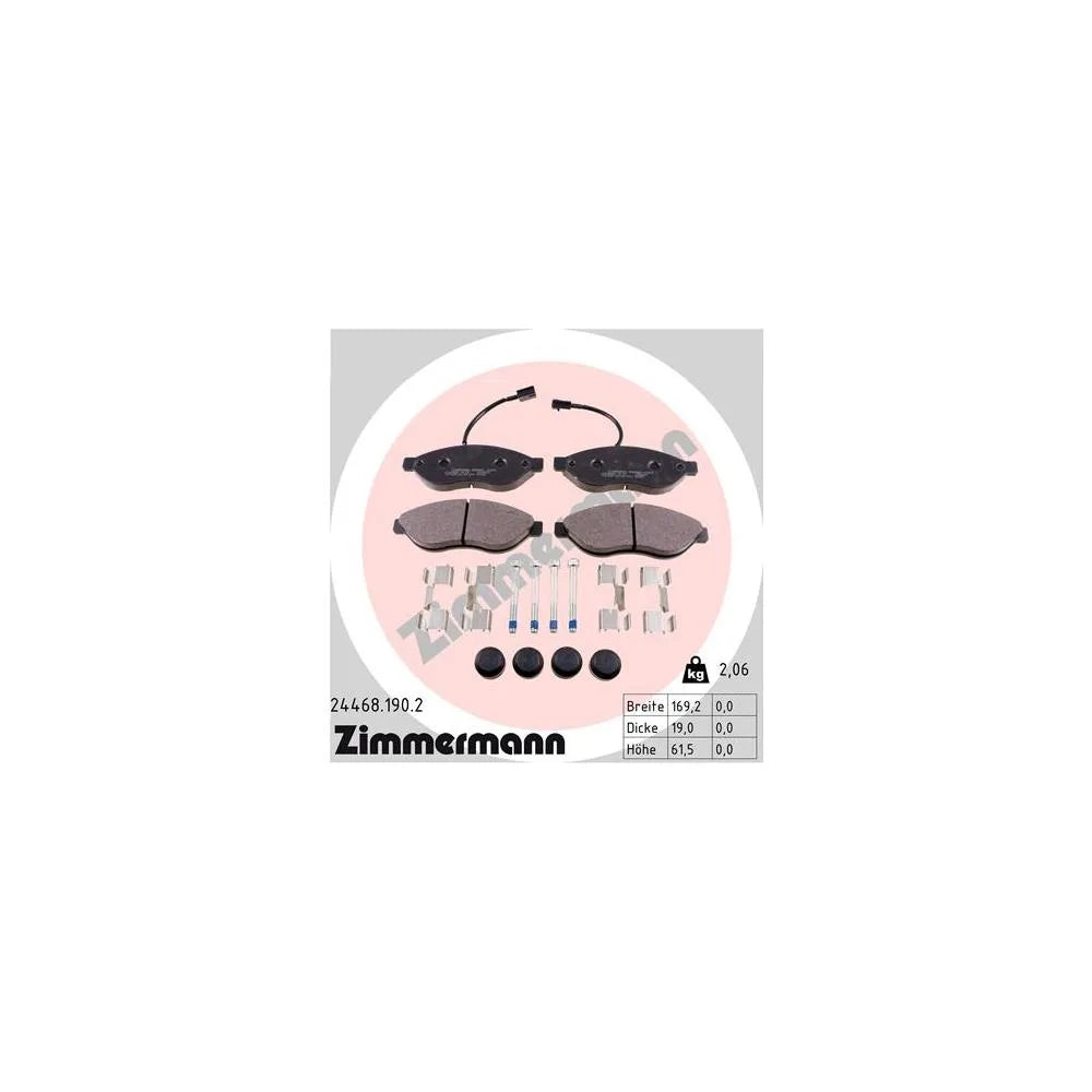 Placute Frana ZIMMERMANN - 24468.190.2